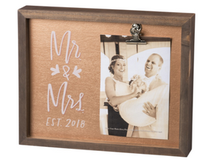 Mr. & Mrs. Inset Box Frame