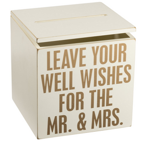 Well Wishes for the Mr. & Mrs. Card Box