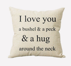Bushel and a Peck Pillow Cover